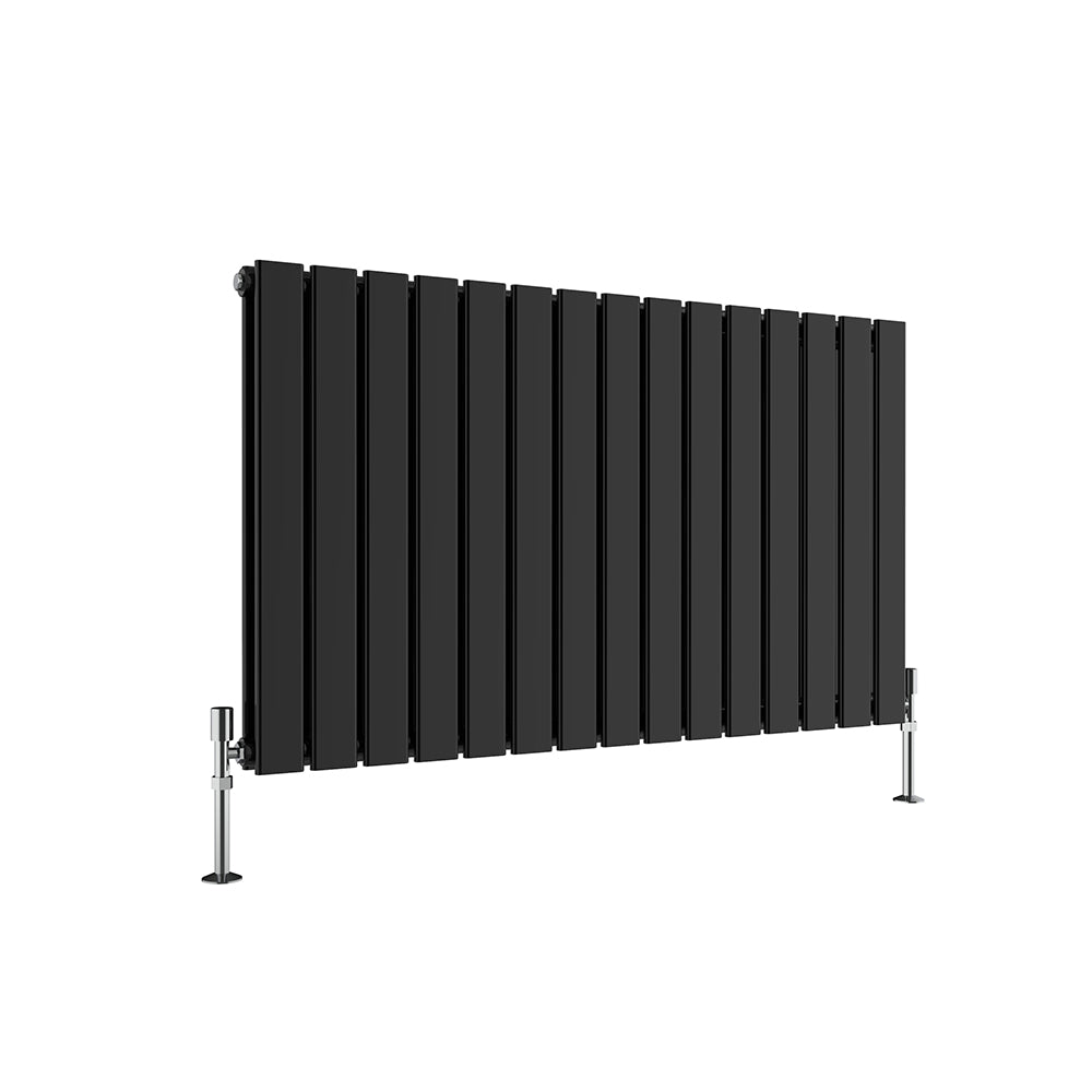 SKY Bath Black & White & Anthracite Horizontal Designer Radiator
