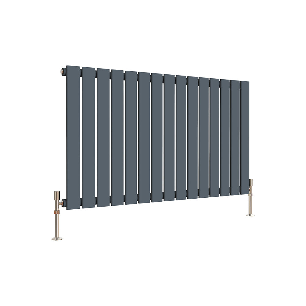 SKY Bath Black & White & Anthracite Horizontal Designer Radiator
