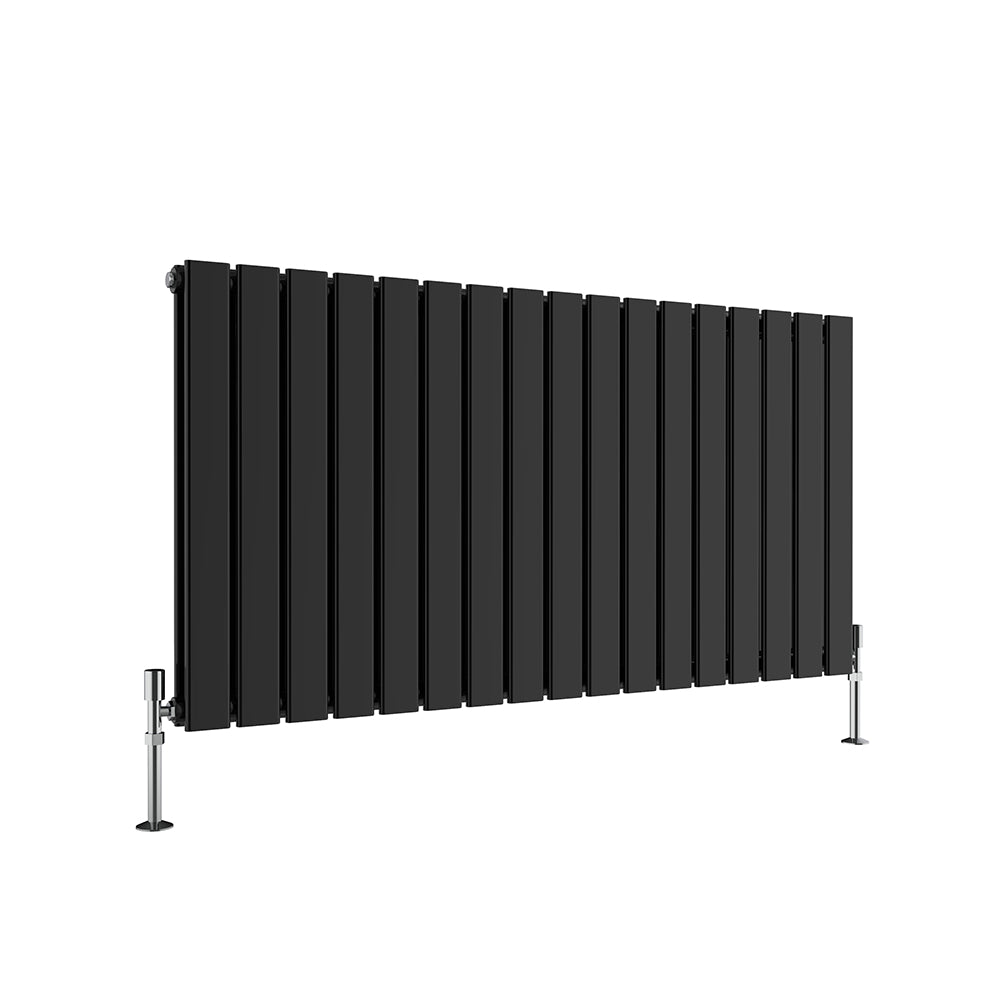 SKY Bath Black & White & Anthracite Horizontal Designer Radiator