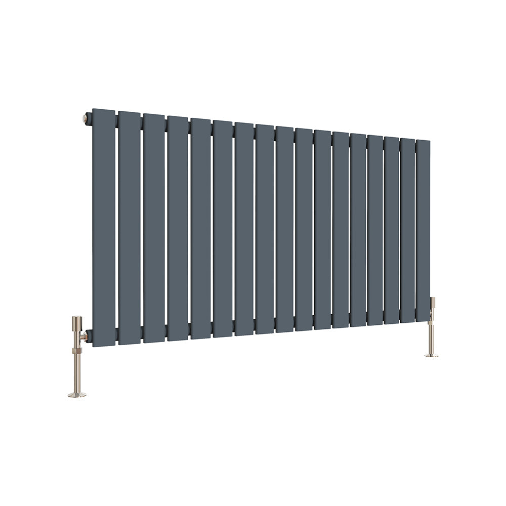 SKY Bath Black & White & Anthracite Horizontal Designer Radiator