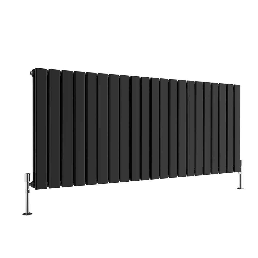 SKY Bath Black & White & Anthracite Horizontal Designer Radiator