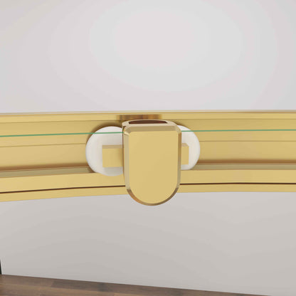 SKY Quadrant Shower Enclosure Golden Sliding Door 80x80x185cm