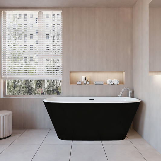 SKY 1600x730mm Freestanding Bathroom Bath Shower Bathtub