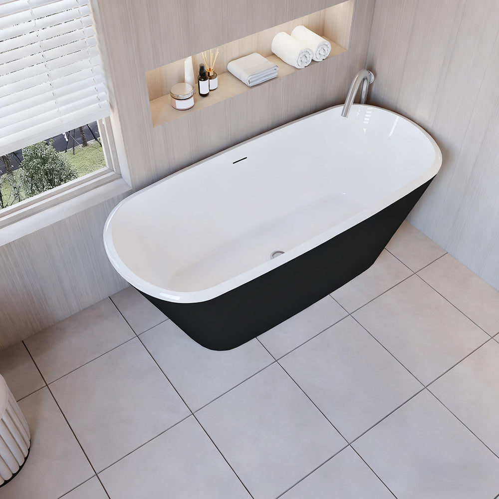 SKY 1600x730mm Freestanding Bathroom Bath Shower Bathtub