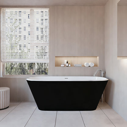 1700x780mm Double Ended Freestanding Bathroom Shower Bath Bathtub