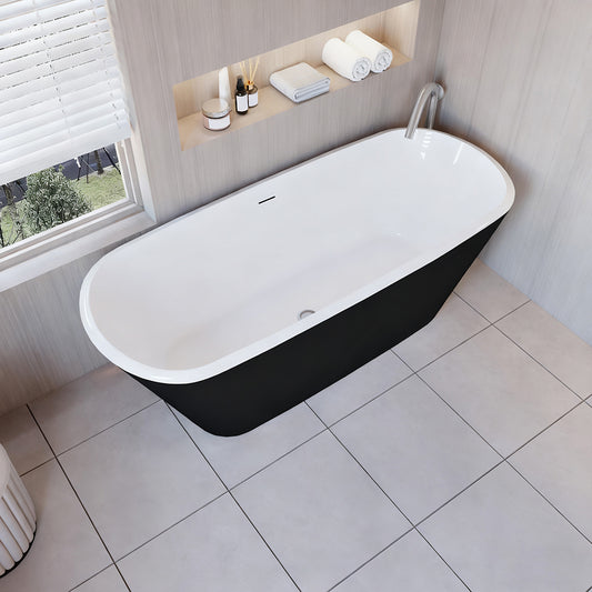 1700x780mm Double Ended Freestanding Bathroom Shower Bath Bathtub