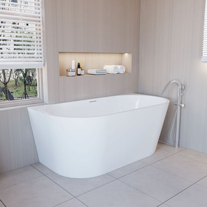 1500x750mm Freestanding Double Ended Shower Bath Bathtub