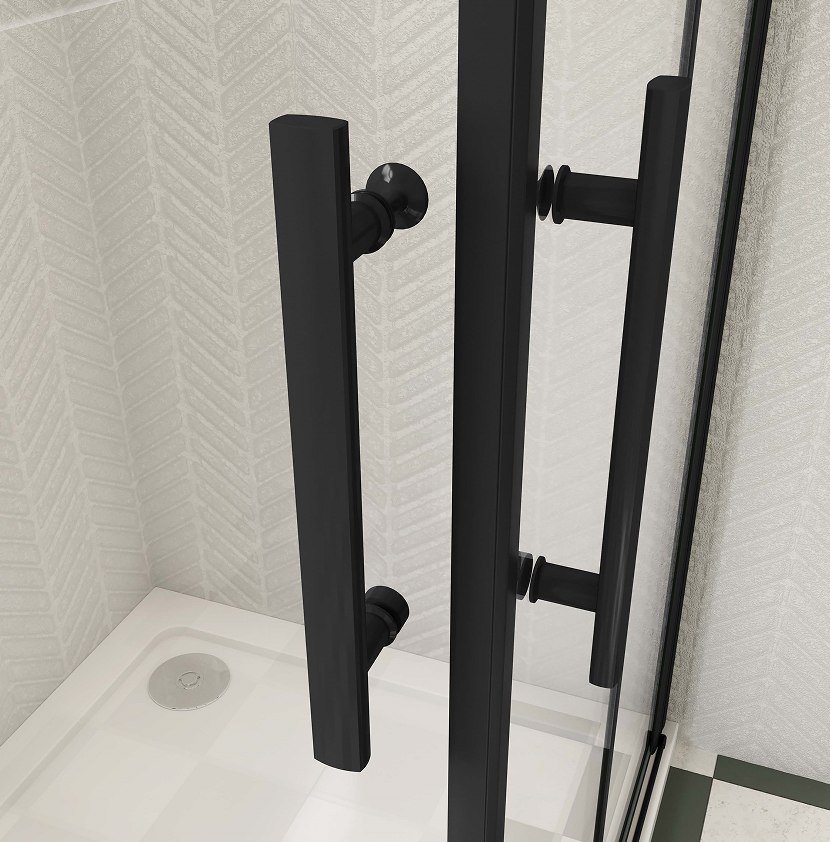 SKY Frameless Bi fold Shower Door Pivot Enclosure