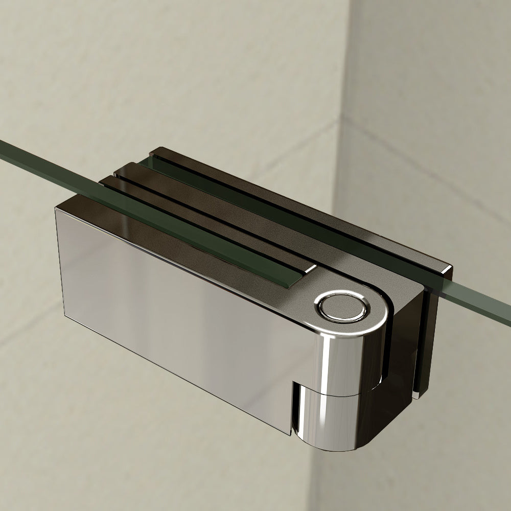 SKY Frameless Pivot Shower 195cm Bathroom Door 8mm NANO Glass
