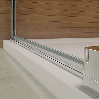 SKY Frameless Pivot Shower 195cm Bathroom Door 8mm NANO Glass