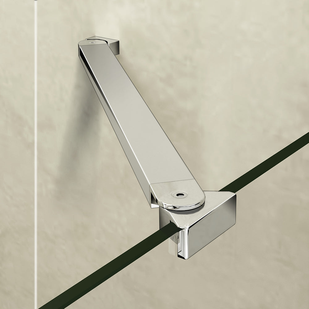 SKY Frameless Pivot Shower 195cm Bathroom Door 8mm NANO Glass