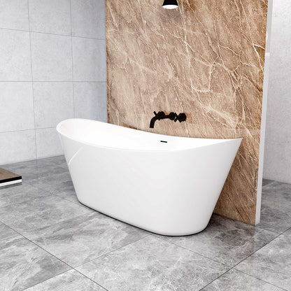 1700x720mm Freestanding Double Ended Bathroom Bath Shower Bath Bathtub