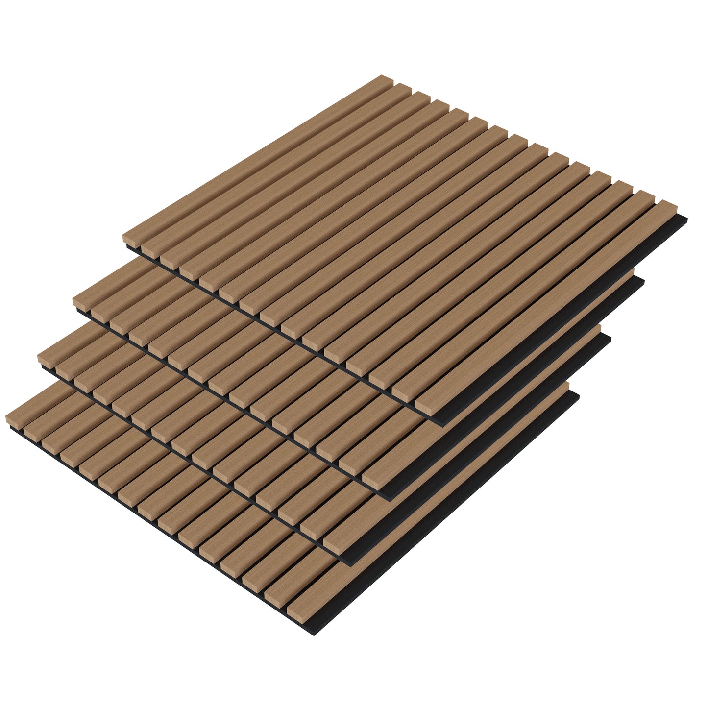 SKY Decorative Acoustic Wall Panels Wood Veneer MDF Sound Proofing 600/1200/2400x600(mm)