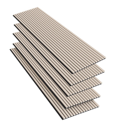 SKY Acoustic Decorative Wall Panels MDF Wood Veneer Sound Proofing 120/240x60cm