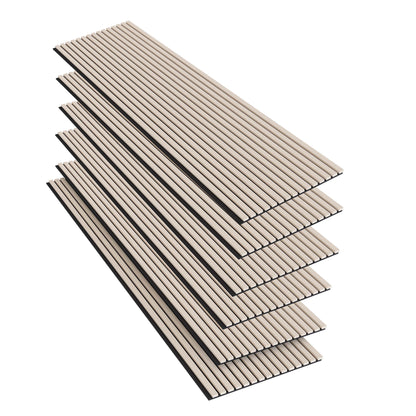 SKY Acoustic Decorative Wall Panels MDF Wood Veneer Sound Proofing 120/240x60cm