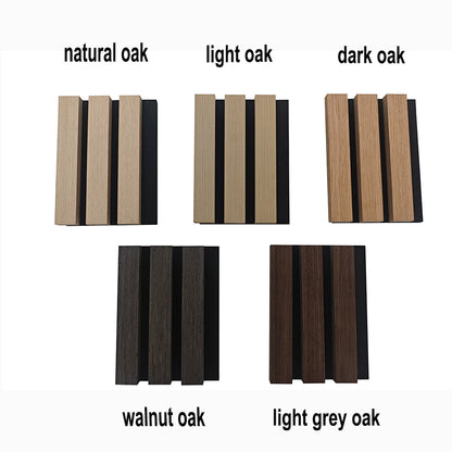 SKY Decorative Acoustic Wall Panels Wood Veneer MDF Sound Proofing 600/1200/2400x600(mm)