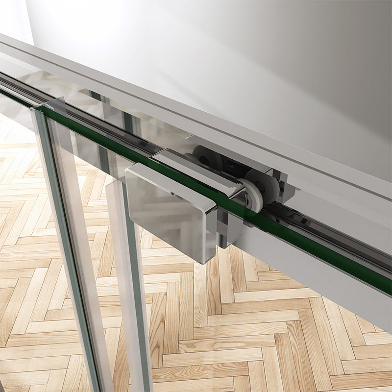 Shower Cubicle Sliding Door 8mm Glass Screen Panel 190CM