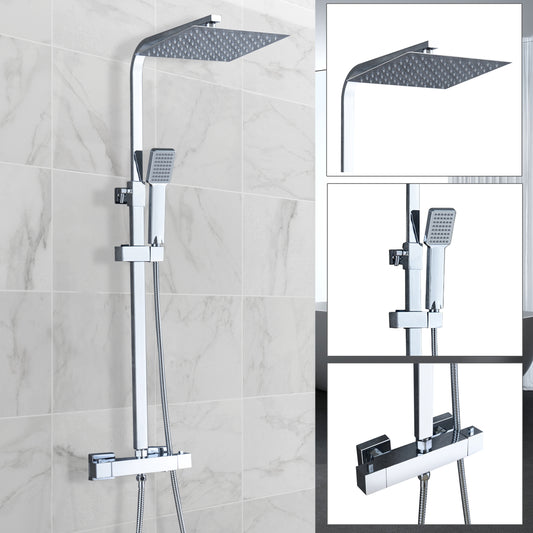 SKY CHROME SLIVER SHOWER SET