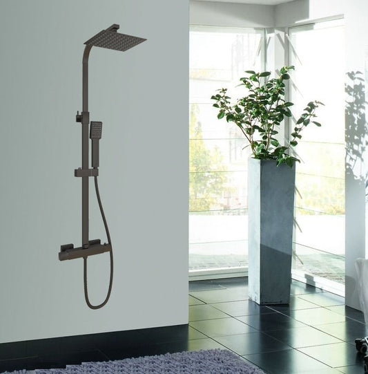 SKY SQUARE BLACK SHOWER SET