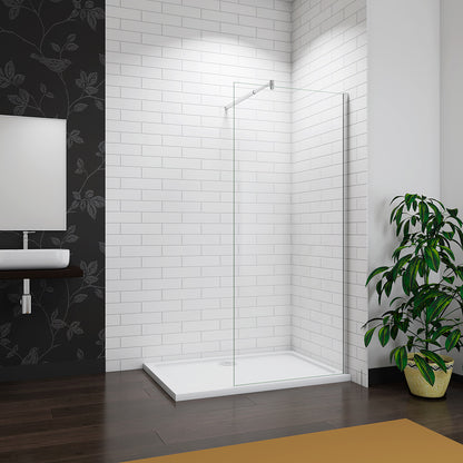 SKY Wet Room Walk in Shower screen 10mm NANO glass