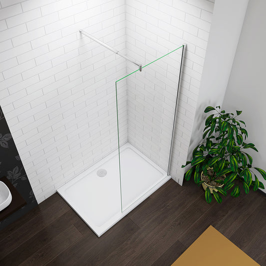SKY Wet Room Walk in Shower screen 10mm NANO glass