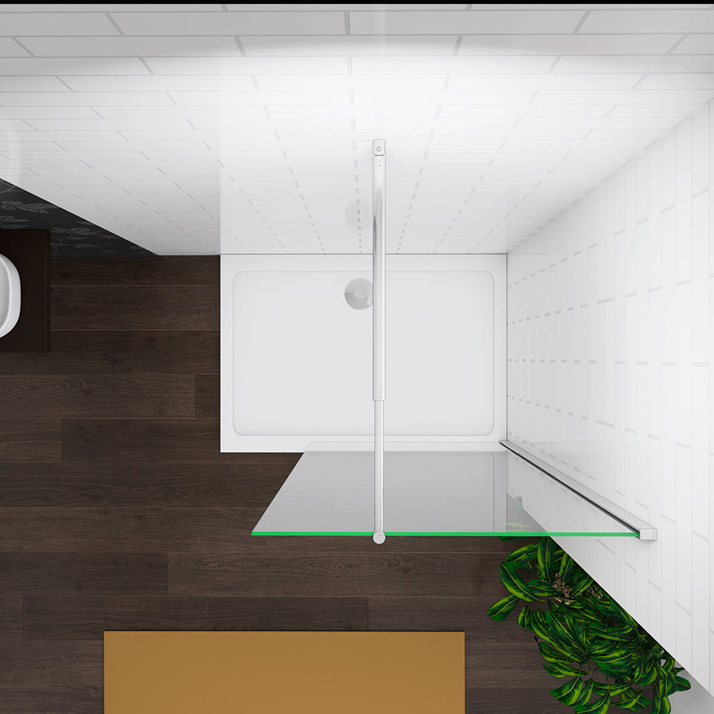 SKY Wet Room Walk in Shower screen 10mm NANO glass
