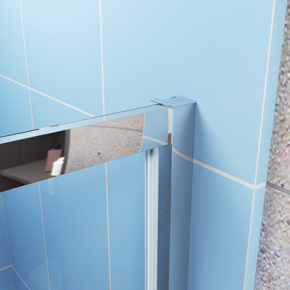 Shower Sliding Enclosure 8mm Glass Screen, Stone tray optional