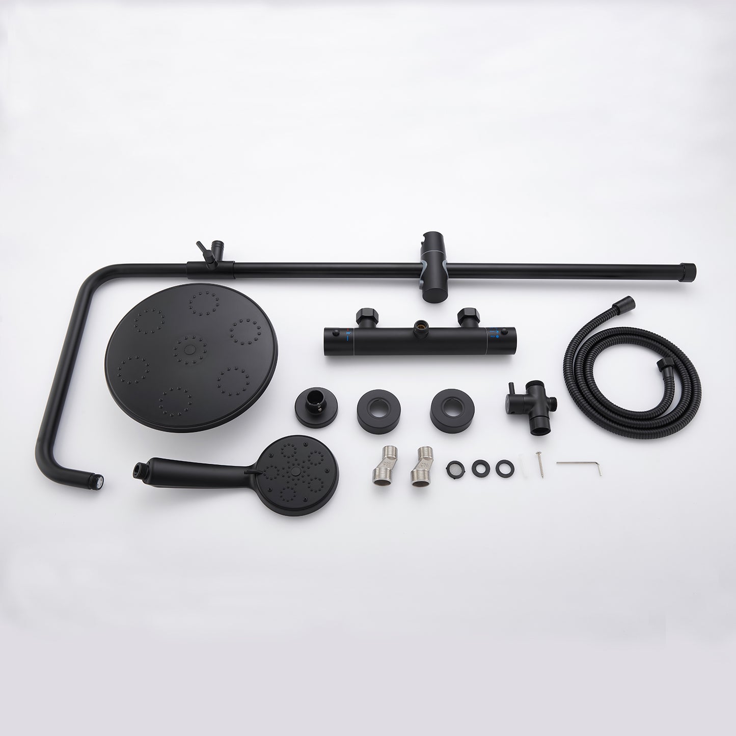 SKY MATTE BLACK SHOWER SET