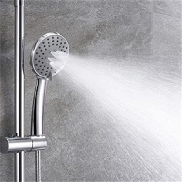 thermostatic shower silver mixer