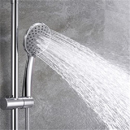 thermostatic shower silver mixer