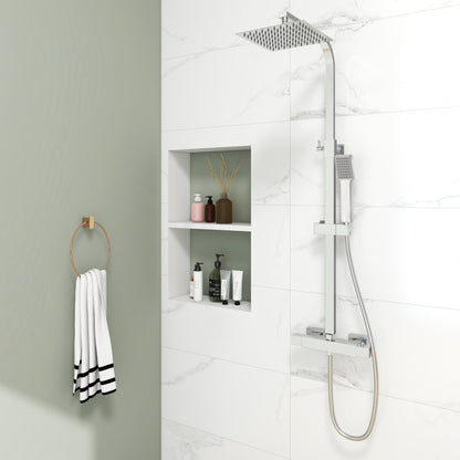 SKY CHROME SLIVER SHOWER SET