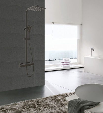 SKY SQUARE BLACK SHOWER SET