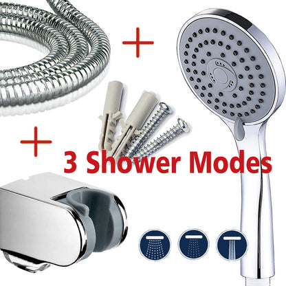 Bathroom Thermostatic Shower Mixer Single Handheld Shower Chrome Set