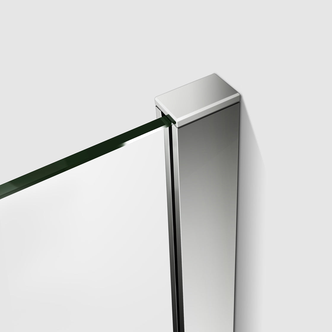 SKY Shower Walk In panel Wet Room Screen semi-frosted glass