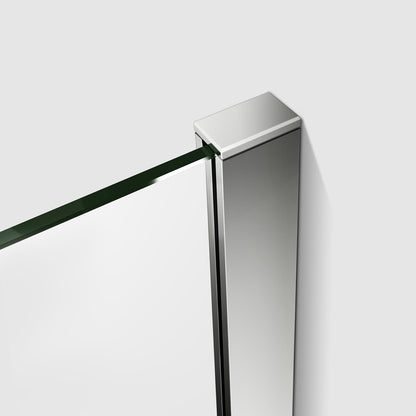SKY Shower Walk In panel Wet Room Screen semi-frosted glass