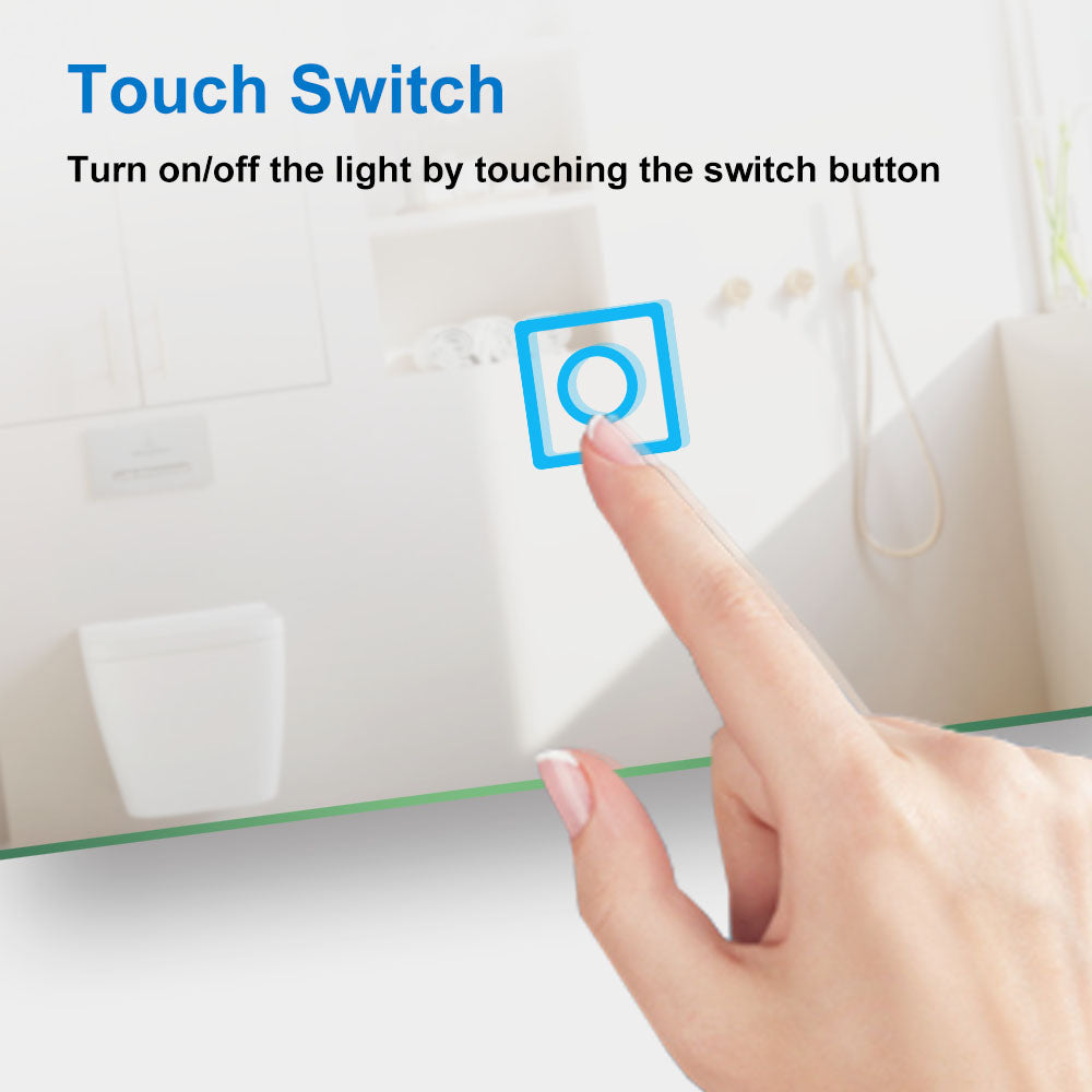 Wall mounted on sale touch light