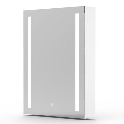 Bathroom Mirror Cabinet with Lights, Shaver Socket, Demister Pad, Touch Switch 450x600mm