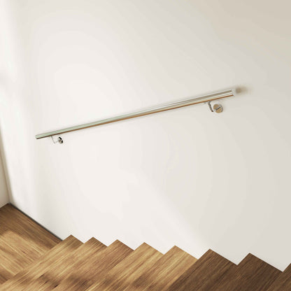 304 Stainless Steel Handrail Stair Steps for Wall Mount Pipe Stair