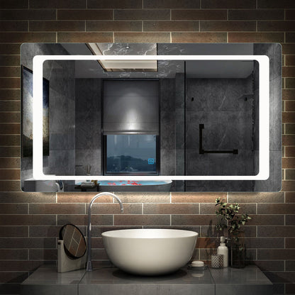 SKY Bathroom Mirror with LED Lights Anti Fog Touch Sensor Switch