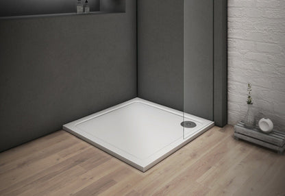 Stone Tray Shower Enclosure Walk In Bathroom Square / Rectangle + Free waste