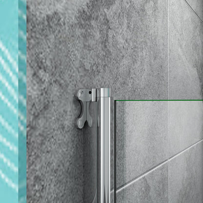 800x1400mm 180% Pivot Shower Bath Screen Overbath Door Panel