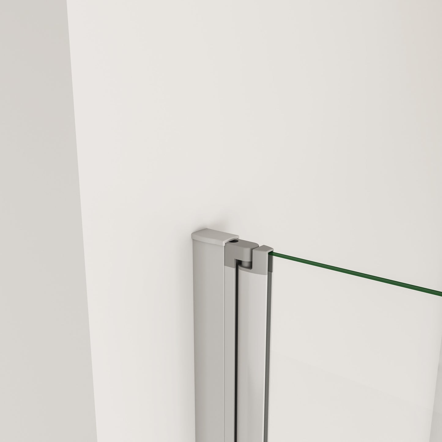 New High Quality Single Pivot Shower Bath Screen Glass Panel 800x1400mm no Towel Rail