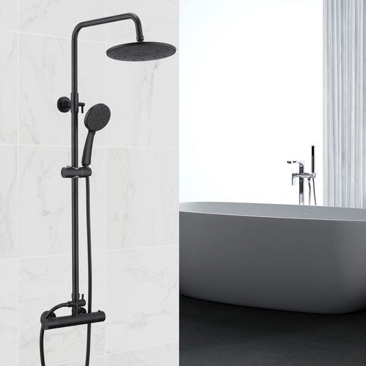 SKY MATTE BLACK SHOWER SET